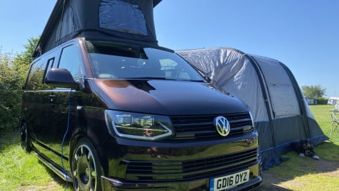 Bentley  – Gorgeous Blackberry VW T6 Campervan with Starlight Ceiling 