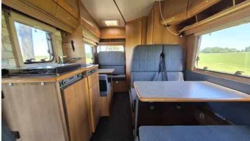 Campertje – 5p Fiat Dethleffs Golbetrotter Alcove from 1995