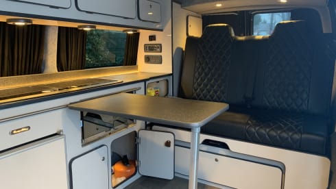 2017 long wheel base, 4 berth VW camper van. 