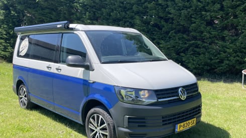 VW T6 Automaat – Aloha Beach Camper Blue