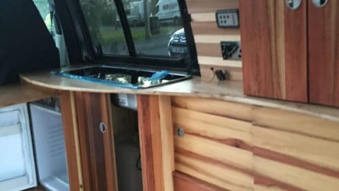 4 berth Volkswagen campervan 2016 6 speed, unique wooden interior