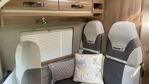 Our home away from home  – 4 berth Swift bus from 2018