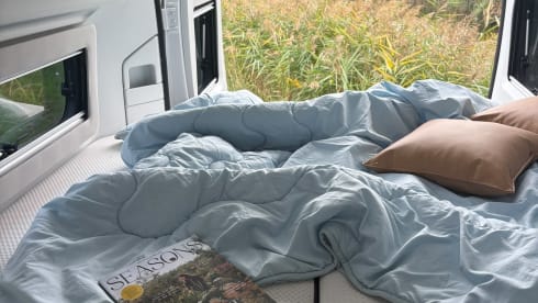 Camp Adventure –  Adria Twin mit zwei Einzelbetten und komplett ausgestattet