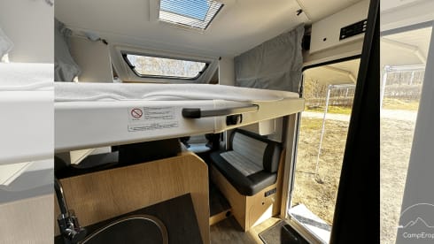 CampEropuit - automaat tot 5 p – 4/5p automatic Sunlight from 2024