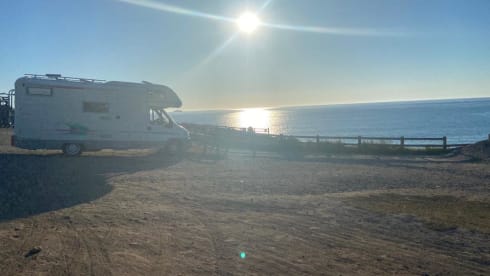 Spacious comfortable alcove camper 