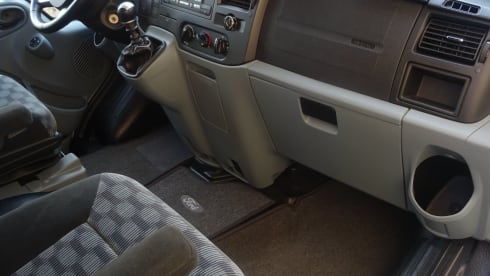Ford Nugget Westfalia with pop-up roof