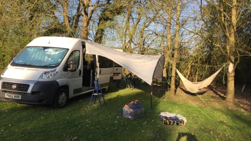 Eve's camper – 2 berth camper plus awning AND Tempur mattress!