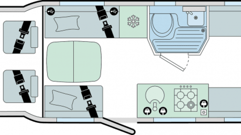 The Van – 6 berth Bailey semi-integrated from 2024 
