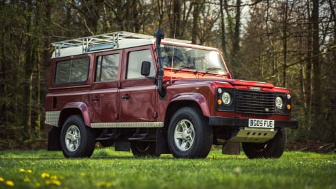 Cherry Belle – Land Rover Camper for Family Adventure