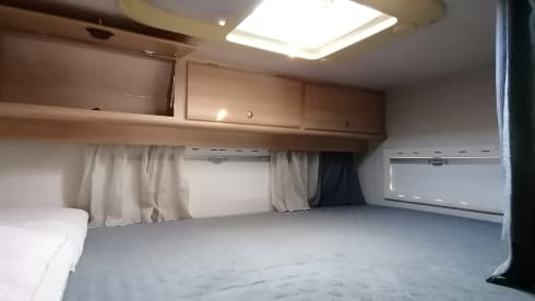 Capitano – The Captain's camper is already ready to leave.