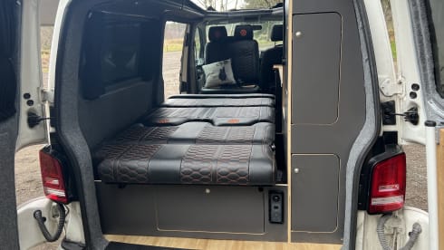 4 berth Volkswagen campervan from 2016