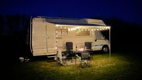 Billie – full freedom family camper, Fiat alcove from 2002