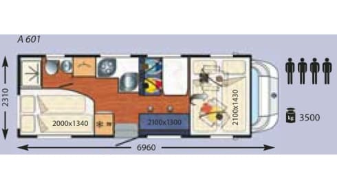 Cristall – The pinnacle of freedom: spacious alcove motorhome