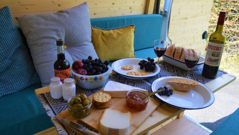 Iris – Quirky campervan designed for couples, families or anyone