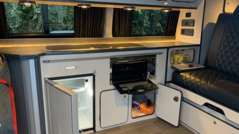 2017 long wheel base, 4 berth VW camper van. 