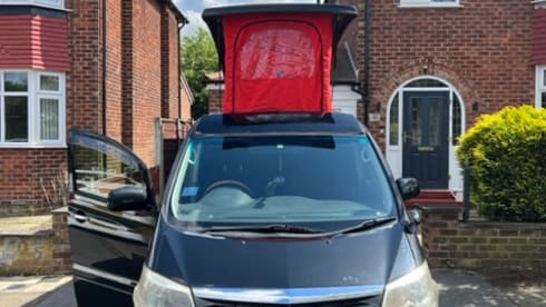 4 berth Toyota campervan from 2008