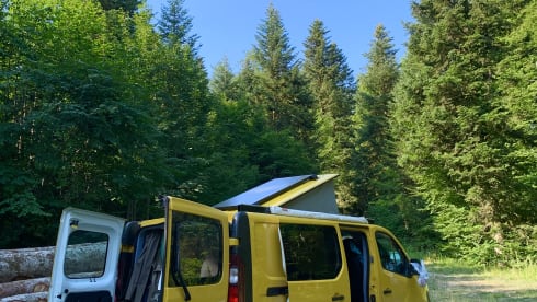 KIWI GOLD (6) – Renault Trafic Eco bus camper completely self-sufficient
