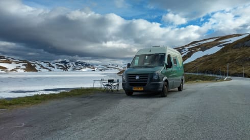 On an adventure with our spacious 2-6p camper van (converted VW Crafter)