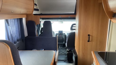 Compacte 6 persoons familie camper