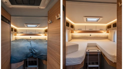 Pepper 1  – Super compact top camper, full of luxury, our Pepper 1