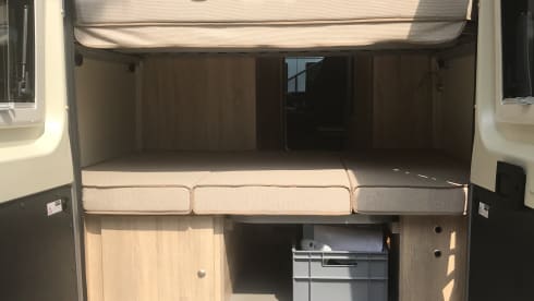 CamperVan 919 – Clever Vario Kids, 2 or 4 sleeping places, brand new, quiet engine!