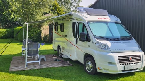 On an adventure with our nice economical semi-integrated camper