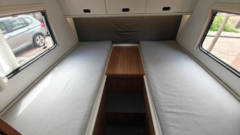 ColumBus – Luxurious Adria Family Camper for 5 people with bicycle rack