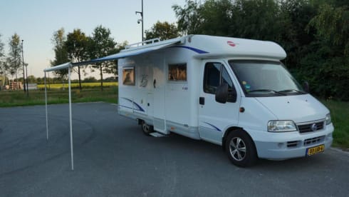 2 to 4 person Bürstner camper for the perfect holiday