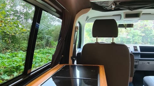 VW Transporter with luxurious interior and 