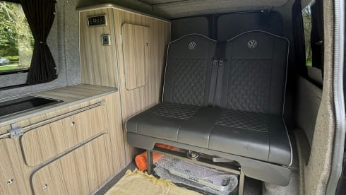 4 berth Volkswagen campervan
