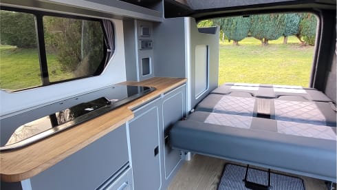 4 Berth Vauxhall Vivaro LWB Campervan