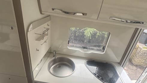 Harry’s camper  – 6 berth Roller Team alcove from 2021