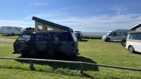 Veteraan  – Camping-car Volkswagen 2 places de 1985