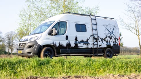 3p Fiat campervan uit 2018
