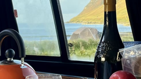 Colin – Our new high spec VW T6 Campervan who's keen to travel with you
