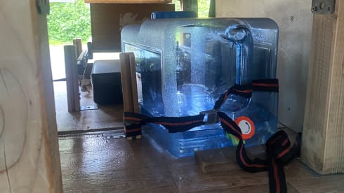 Cozy little self-sufficient camper