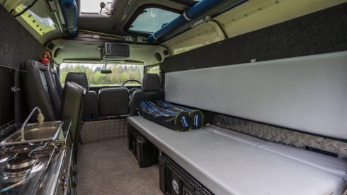 Blue Belle – Land Rover Camper for Family Camping
