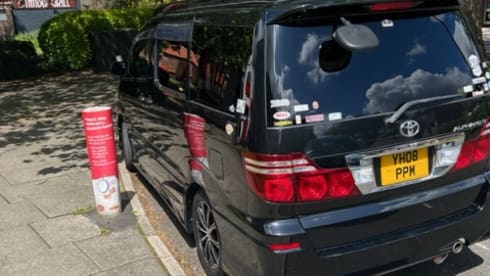 4 berth Toyota campervan from 2008