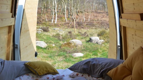 Iris – Quirky campervan designed for couples, families or anyone