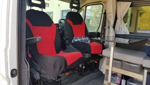 Eve's camper – 2 berth camper plus awning AND Tempur mattress!