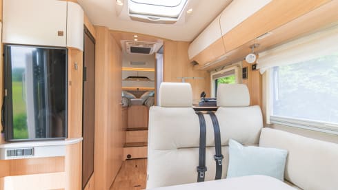 Go on an adventure with this luxurious 2022 Mercedes-Benz motorhome!