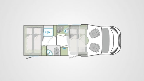 New luxury and spacious Weinsberg Caraloft with lift bed (W1)