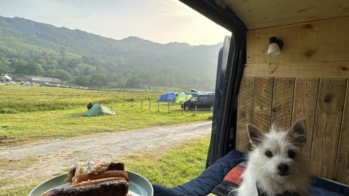 Bluey – Cosy Self-Built Camper Van for Your UK Adventures