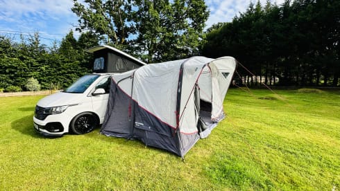4 berth Volkswagen Transporter campervan from 2020