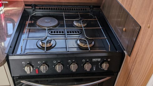Bertha – 4 berth Bailey complete with secure dog pen