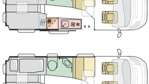 Autobus Adria Mobil 2 places à partir de 2026
