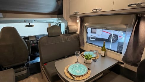 6p Hobby alcove from 2022 Beautiful Camper!
