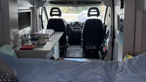 juul – super nice self-built 2p Peugeot Boxer camper bus from 2014 euro 5