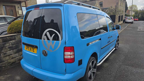 Blue Birtha – 2 berth VW Caddy campervan (2011)
