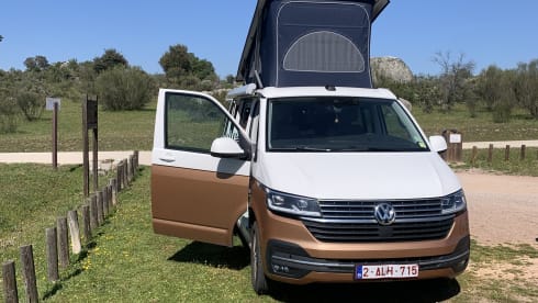 VW California automatic, full option, 2021 with surfboard holder